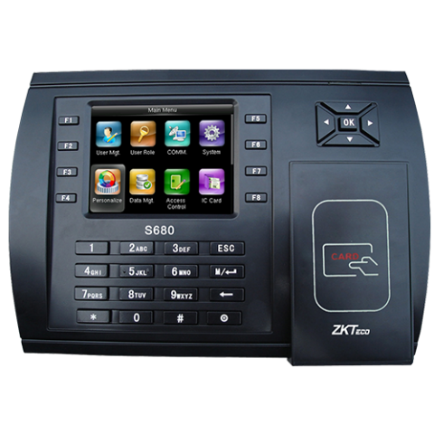 Przejdź do produktu Terminal rejestracji czasu pracy i kontroli dostępu iClock S680